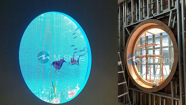 P3.9-7.8側發(fā)光透明LED顯示屏