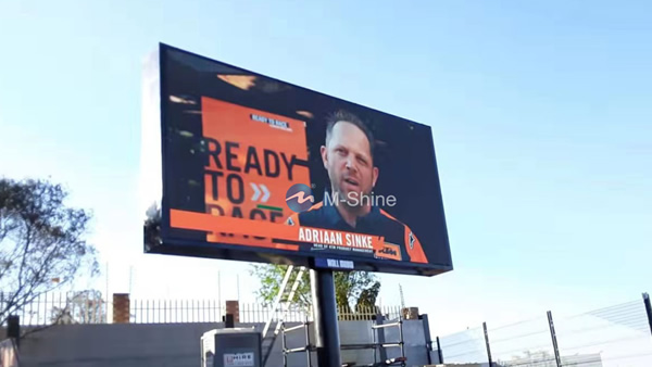 P10戶外前臺LED顯示屏，南非